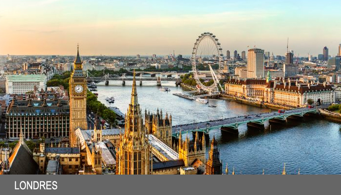 Madrid Londres y Paris salida los Martes desde $1320 USD 